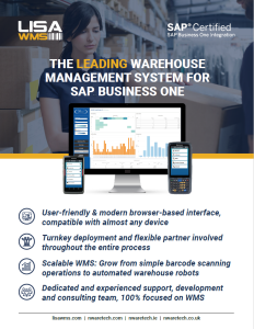 LISA warehouse management system for SAP Business One brochure by N'ware Technologies